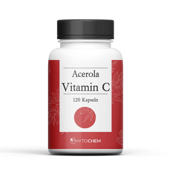 Mit Vitamin C aus der Acerola-Kirsche Acerola Vitamin Kapseln