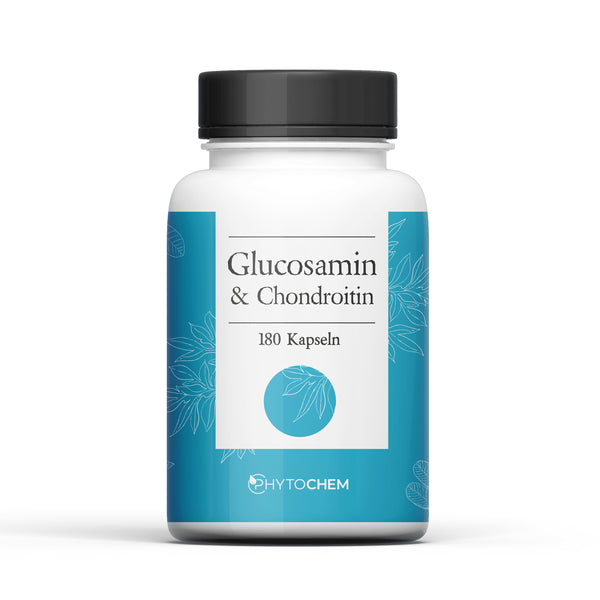 Mit Chondroitin für Sehnen, Bindegewebe, Knorpel, Gelenkkapseln Glucosamin Kapseln